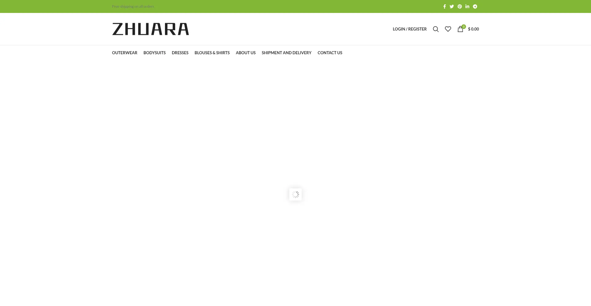 Website screenshot of Zhuara.com