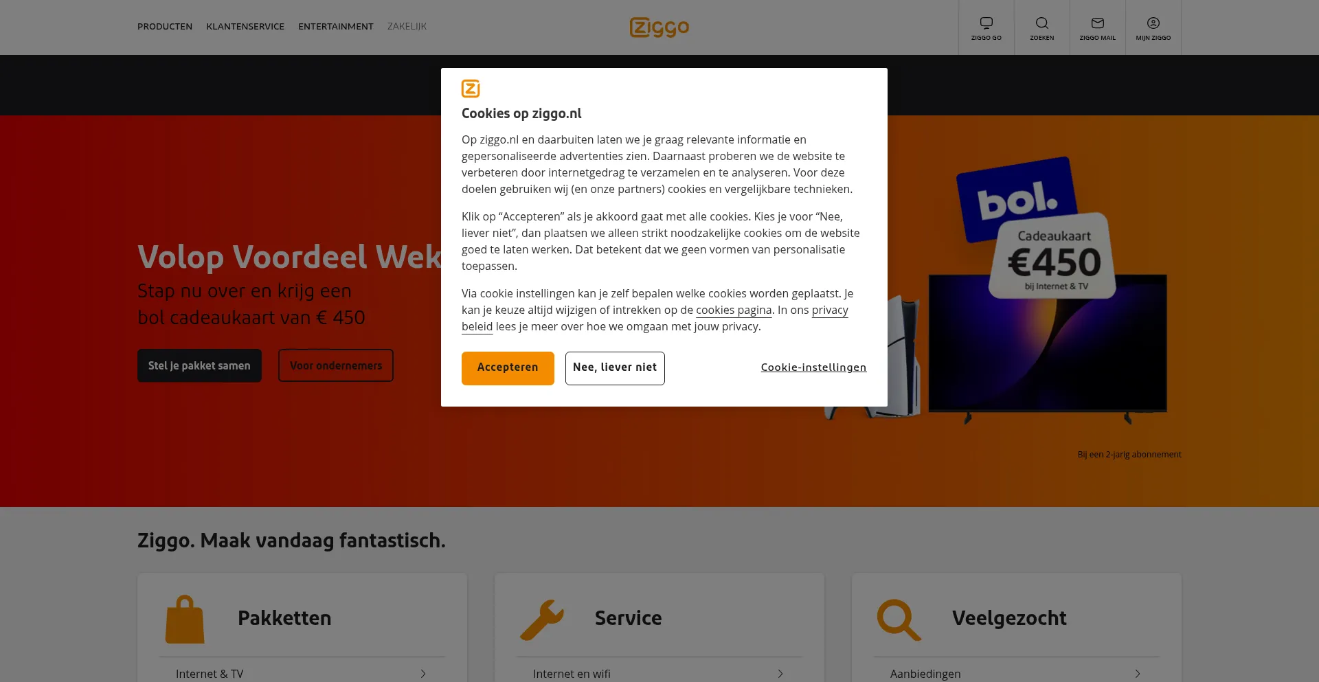 Ziggo.com Screenshot