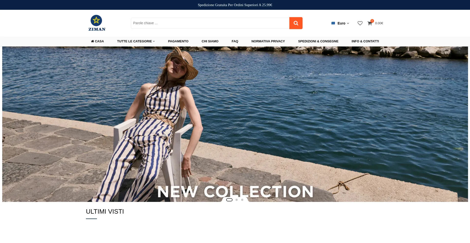 Website screenshot of Ziman.net