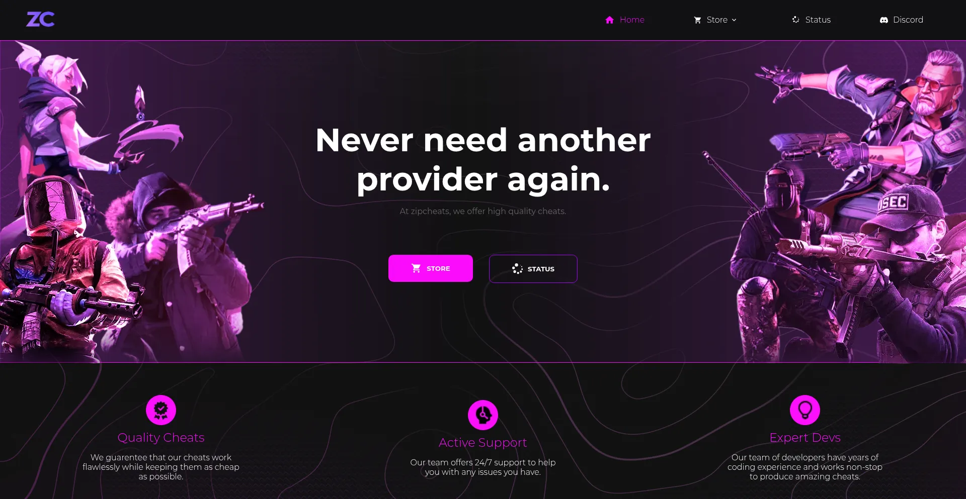 Zipcheats.com Screenshot