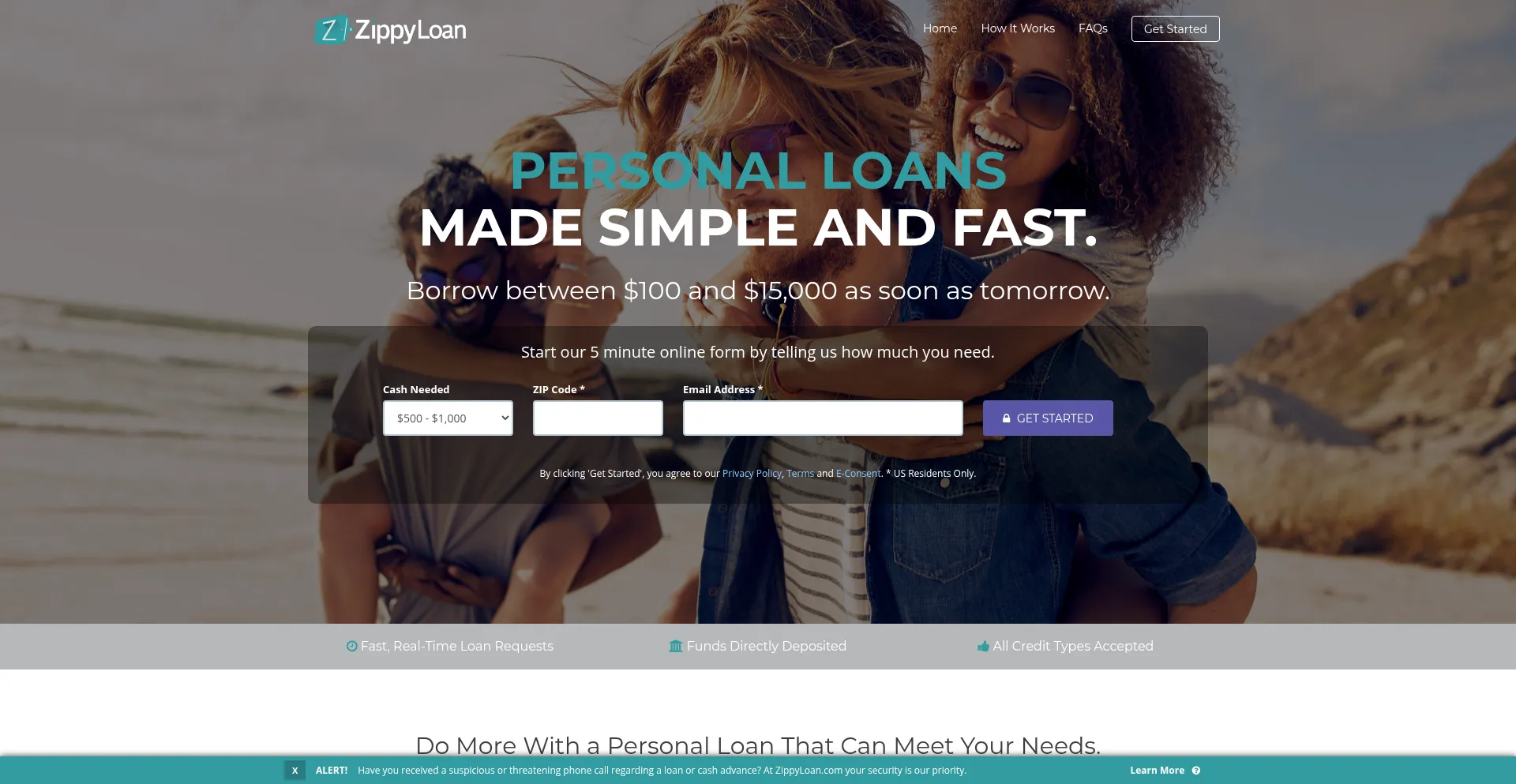 Zippyloan.com Screenshot