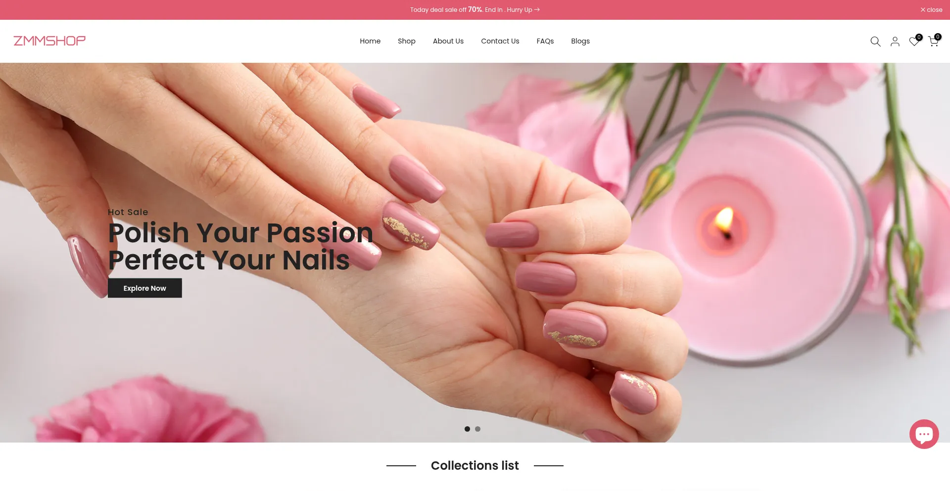 Zmmshop.com Screenshot