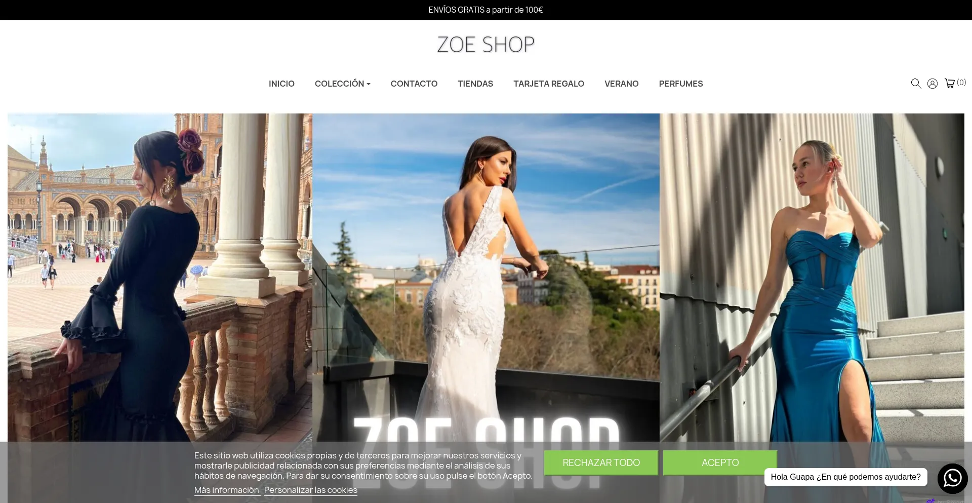 Zoeshop.es Screenshot