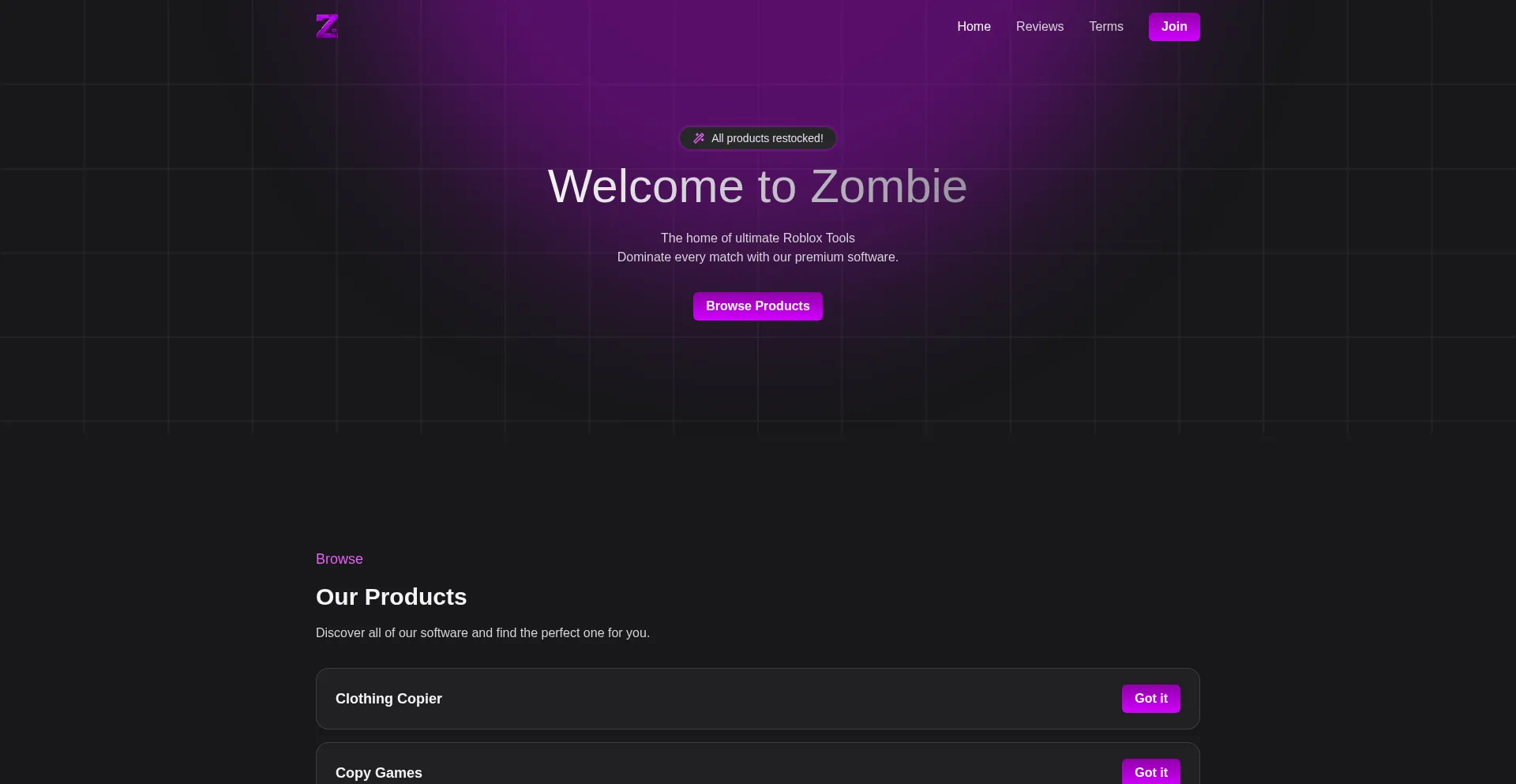 Zombietools.vg