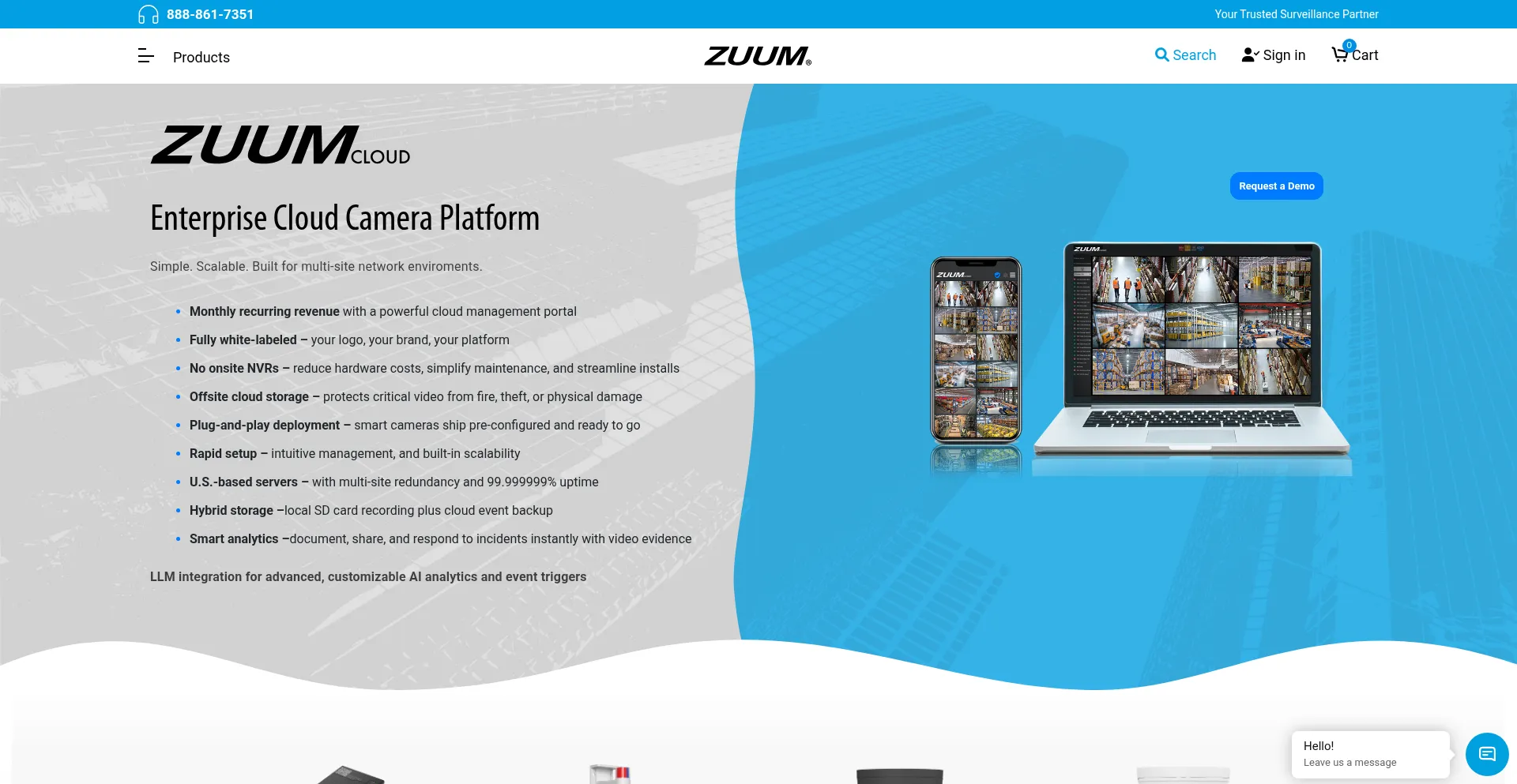 Website screenshot of Zuummedia.com
